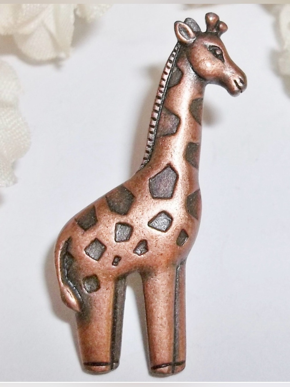 Vintage JJ Jonette Giraffe Brooch - Picture 3 of 3